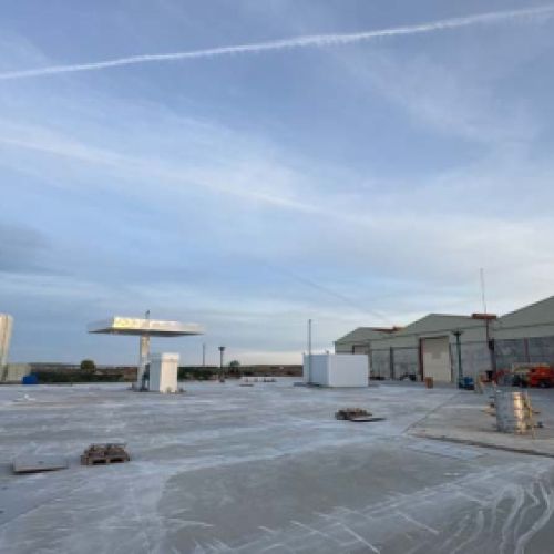 Instalaciones de la gasolinera Cobadu en Toro